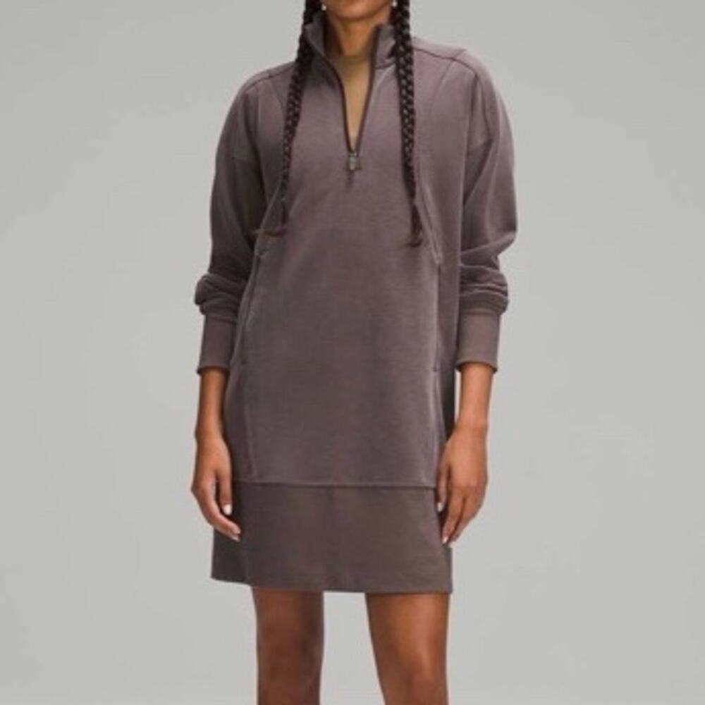 Lululemon Softstreme Long-Sleeve Half-Zip Dress